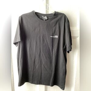 A.P.C. Men's Classic Black Tee